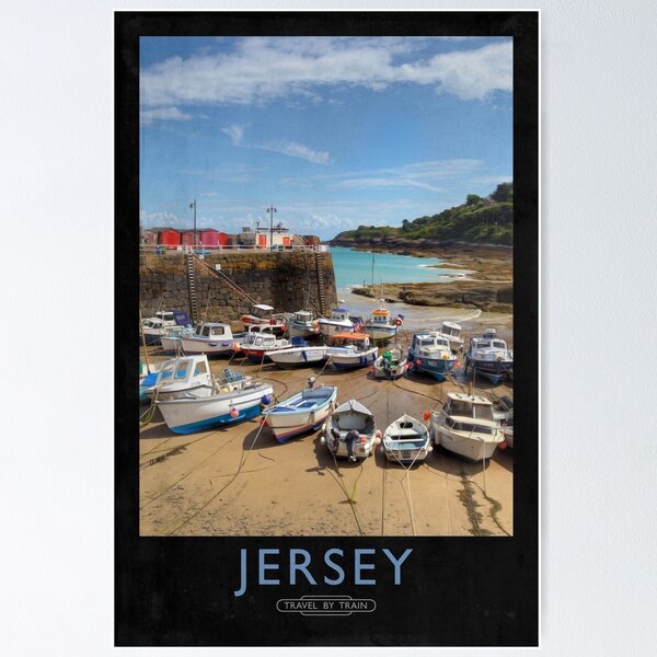 Jersey Railway Poster Poster
