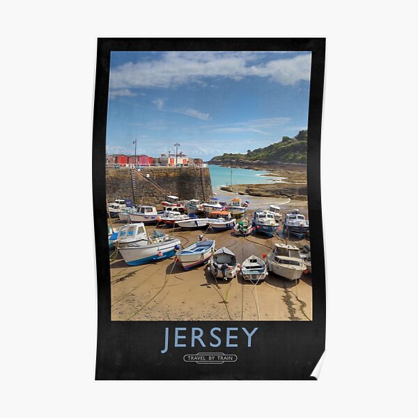 Jersey Railway Poster Poster
