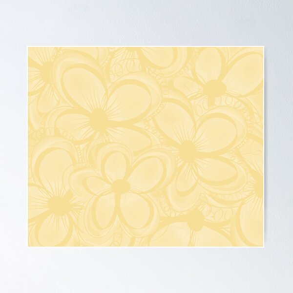 Item preview,  Pretty creamy yellow flower drawing. designed and sold by LaBellCreative.