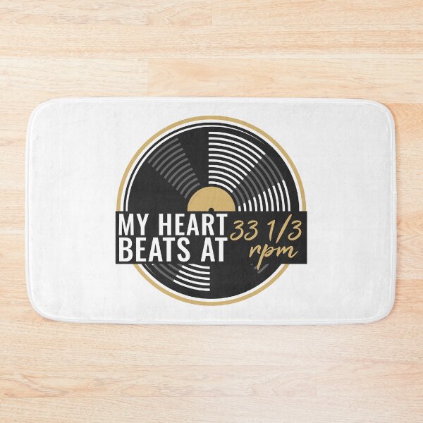 Item preview, My heart beats at 33 1/3 rpm, Vinyl Lovers Record Collectors designed and sold by emmjott.