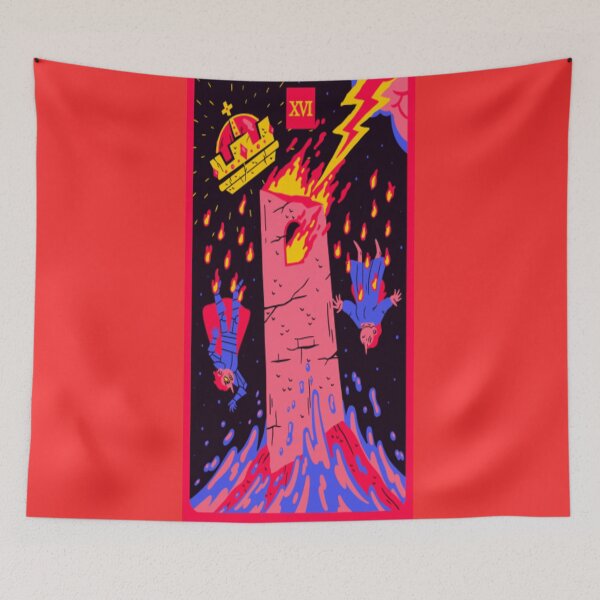Item preview, THE TOWER TAROT CARD  designed and sold by julset.