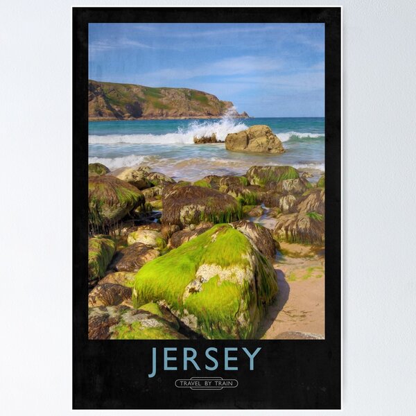 Jersey Railway Poster Poster
