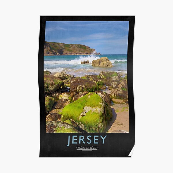 Jersey Railway Poster Poster