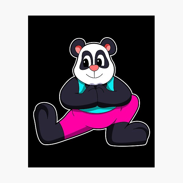 Item preview, Panda Yoga Fitness Gymnastics designed and sold by Snabdesign84.