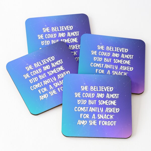 Item preview, She Believed She Could But Her Kid Wanted A Snack designed and sold by designdroplet.