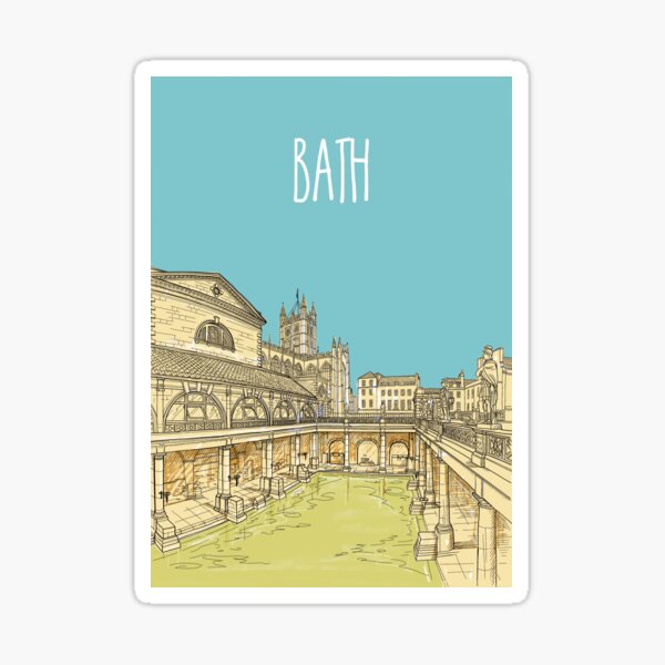 City Of Bath Architecture Sticker