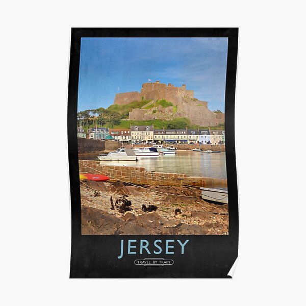Jersey Railway Poster Poster