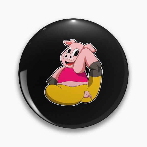 Item preview, Pig Yoga Fitness Gymnastics designed and sold by Snabdesign84.