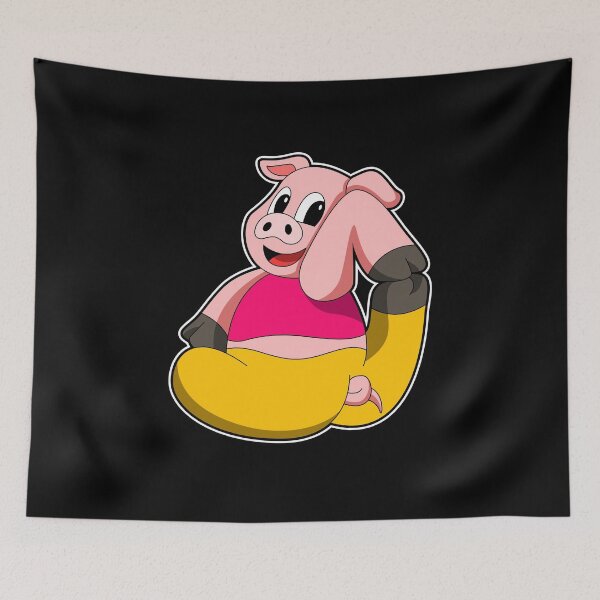 Item preview, Pig at Yoga funny designed and sold by Snabdesign84.