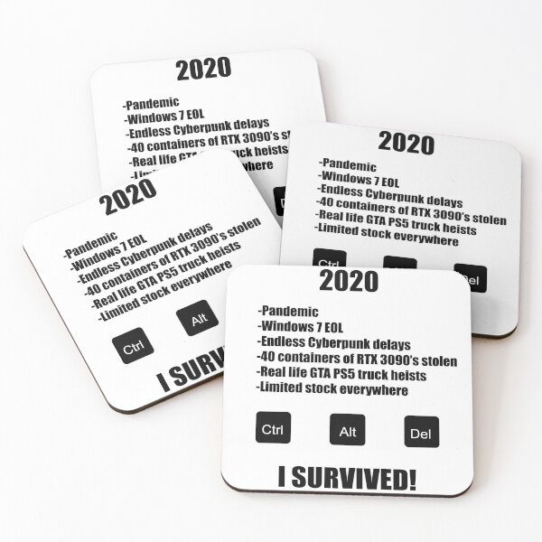 Item preview, 2020 Ctrl Alt Del I Survived designed and sold by Clix-Box.