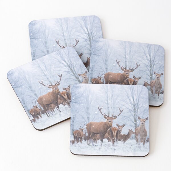 Item preview, Narnia red deer family designed and sold by Junkyardmax.