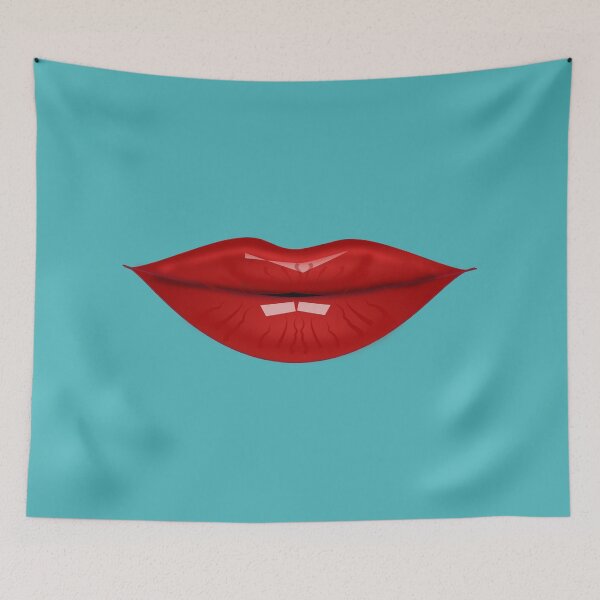 Item preview, Sizzling 3D Red Lips designed and sold by Kuldeep575.