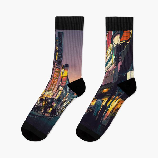 Item preview, Japan City Street designed and sold by ObiPrints.