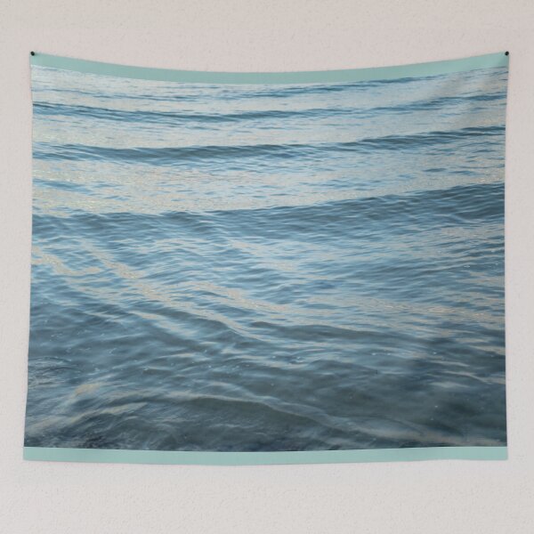 Item preview, Sea Ocean photography pattern, blue gentle waves texture designed and sold by Laura Ioana V.