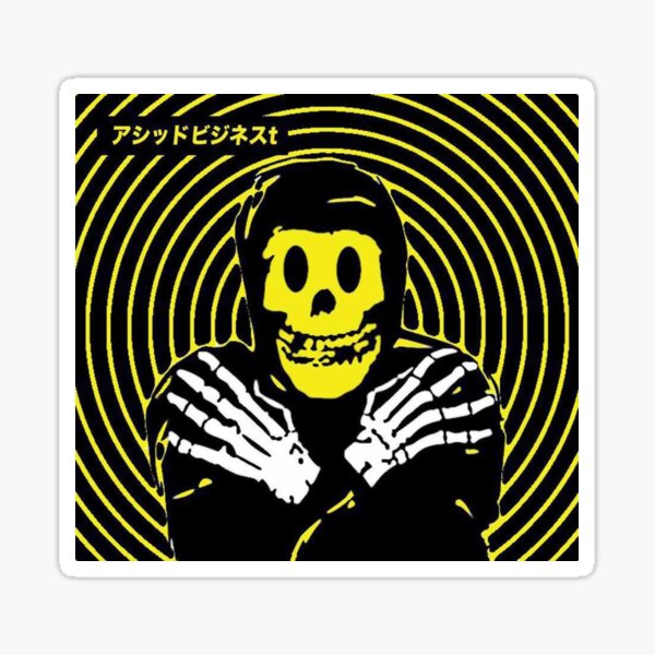 CHRIS MOSS ACID - ACID BUSINESS LOGO Sticker