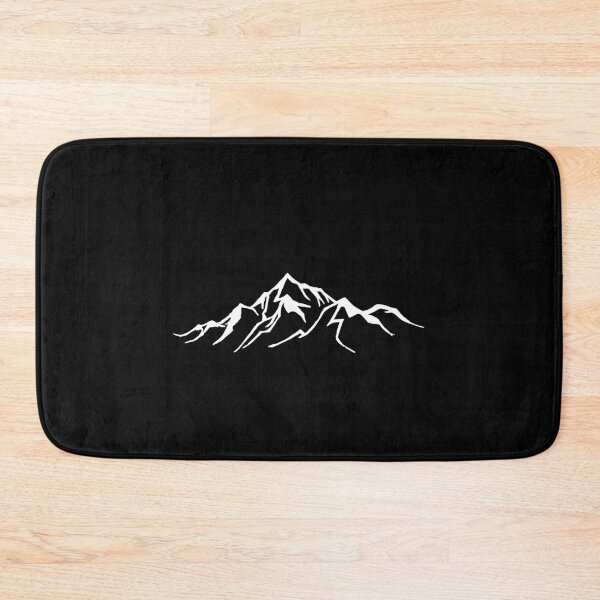Item preview, Mountain Peaks Black White designed and sold by kocakashop.