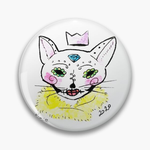 Item preview, Calavera Lady Cat 1 designed and sold by PixieMoons.