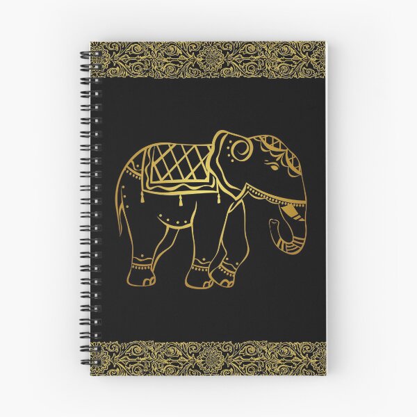 Item preview, Golden - ornate elephant designed and sold by Cozy-Dreams.