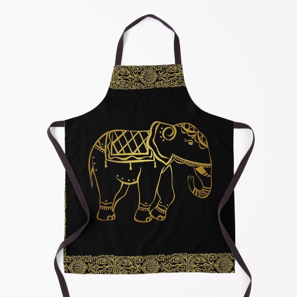 Item preview, Golden - ornate elephant designed and sold by Cozy-Dreams.