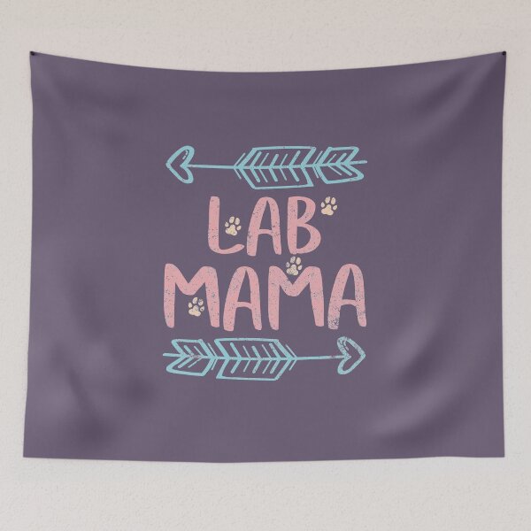 Item preview, Lab Mama Shirt Labrador Retriever Lover Owner Funny Dog Mom designed and sold by KuznecovaDesign.