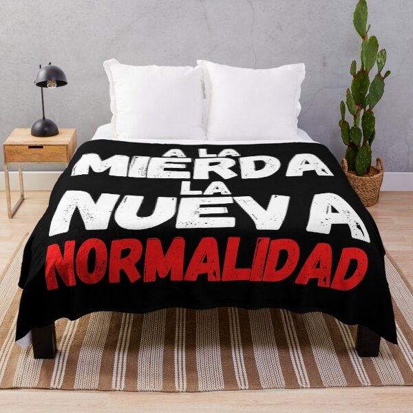 Item preview, a la mierda la nueva normalidad  designed and sold by mikoala50.