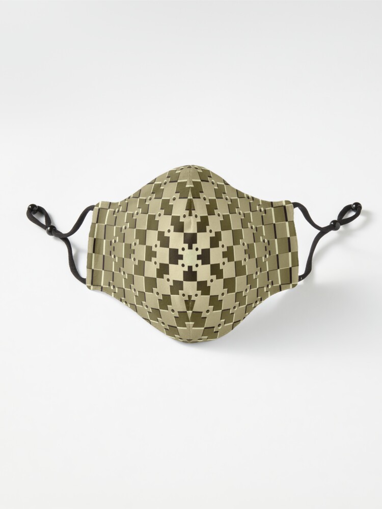Alternate view of Optical iLLusion Abstract Art Mask