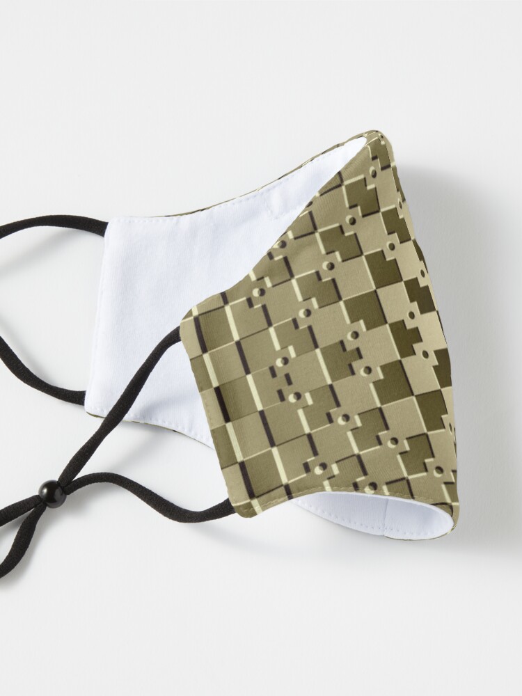 Alternate view of Optical iLLusion Abstract Art Mask