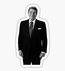 Pegatina Presidente Ronald Reagan en la oficina oval
