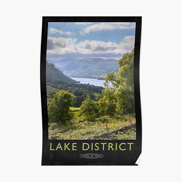 Lake District Railway Poster Poster
