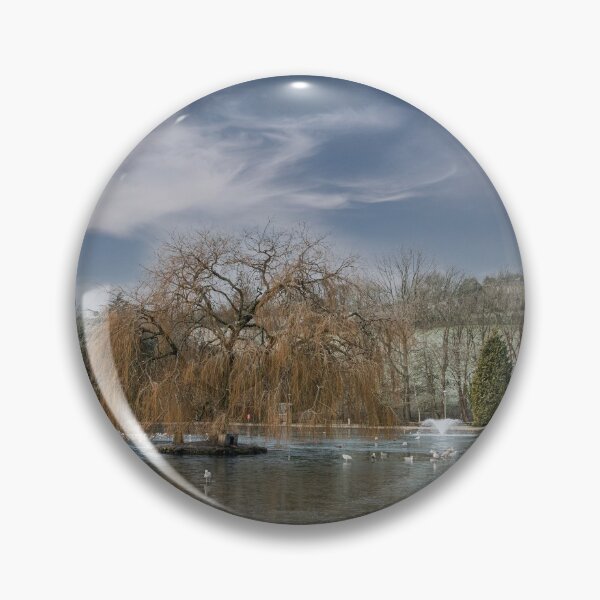 Item preview, Early morning at Helston Cornwall Boating lake,winter wonderland designed and sold by kathleenjean.