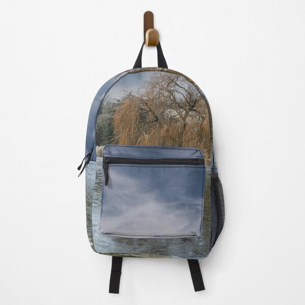 Item preview, Early morning at Helston Cornwall Boating lake,winter wonderland designed and sold by kathleenjean.