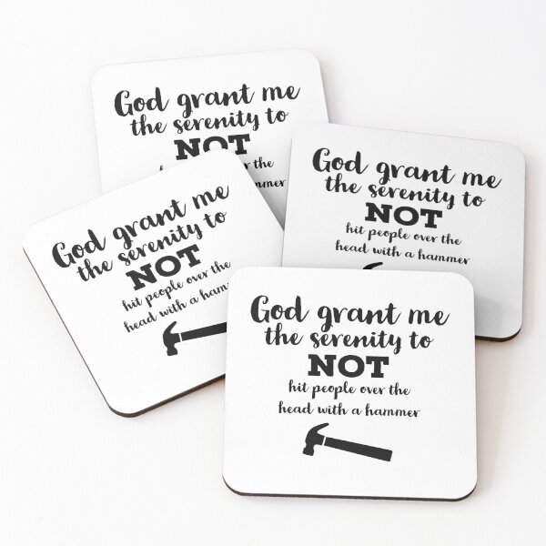 Item preview, God grant me... a hammer designed and sold by Gingatoo.