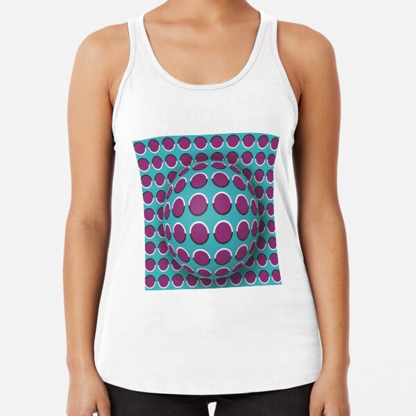 Visual Illusion Racerback Tank Top