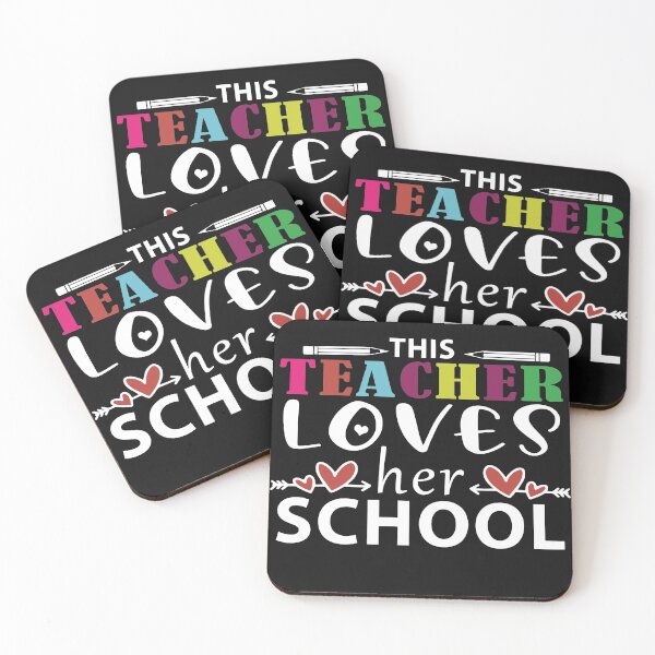 Item preview, This Teacher Love Her School  designed and sold by RobynLarkin.