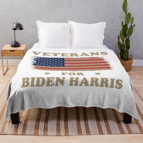 Item preview, Veterans For Biden Harris 46th President Joe Inauguration Beanie designed and sold by fourstripes.