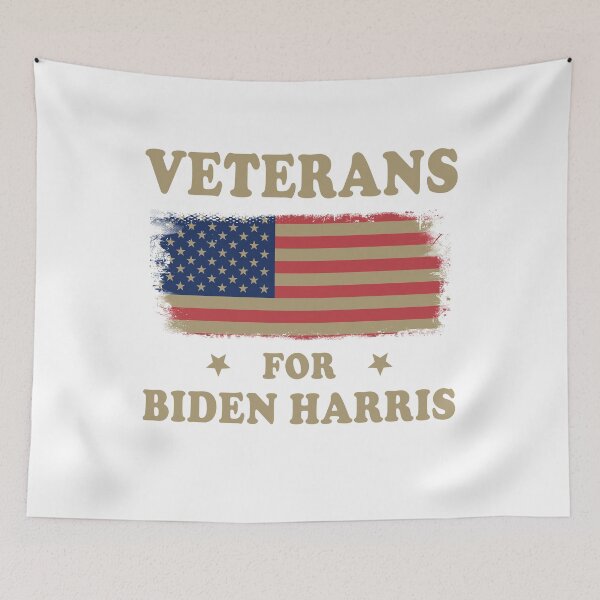 Item preview, Veterans For Biden Harris 46th President Joe Inauguration Beanie designed and sold by fourstripes.