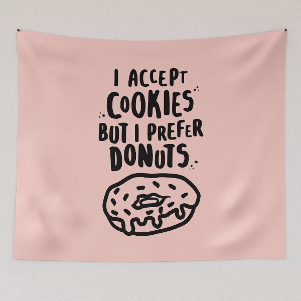 Item preview, I Accept Cookies But I Prefer Donuts for Donut Lovers designed and sold by lemontee.