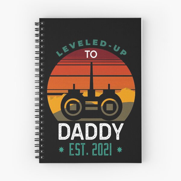 Item preview, Leveled Up to Daddy Est 2021 designed and sold by ChaseCoClothing.