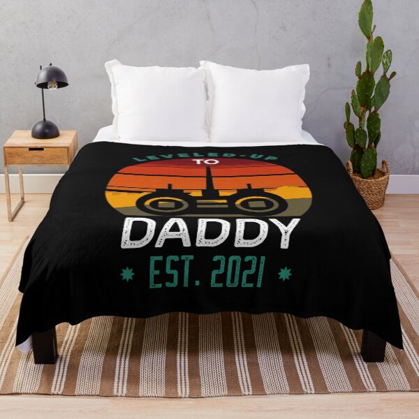 Item preview, Leveled Up to Daddy Est 2021 designed and sold by ChaseCoClothing.
