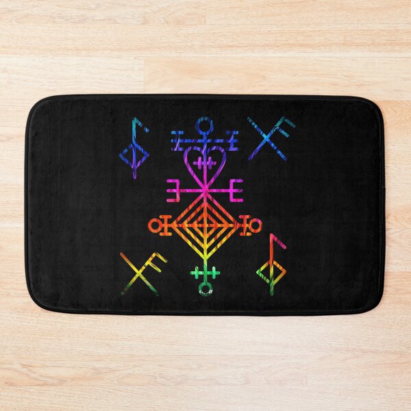 Item preview, Nordic Magical Stave / Charm of Love, Good Health, Good Luck - Rainbow designed and sold by celticknights.