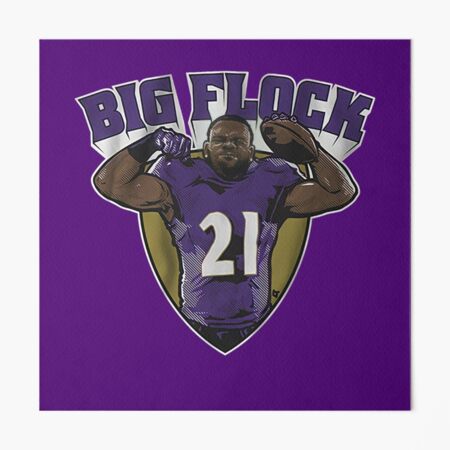 Big Flock for Baltimore Ravens fans Art Board Print for Sale by