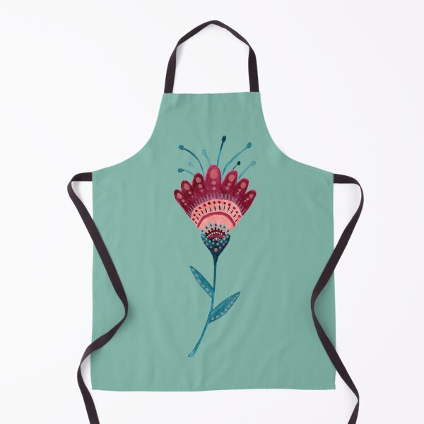 Item preview, Folk Art Flower designed and sold by PurpleImpala.