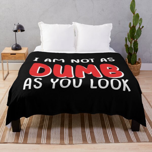 Item preview, I am not as dumb as you look funny shirt designed and sold by glitchman2.