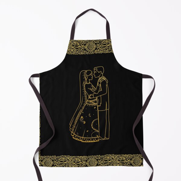 Item preview, Golden - Indian wedding couple designed and sold by Cozy-Dreams.