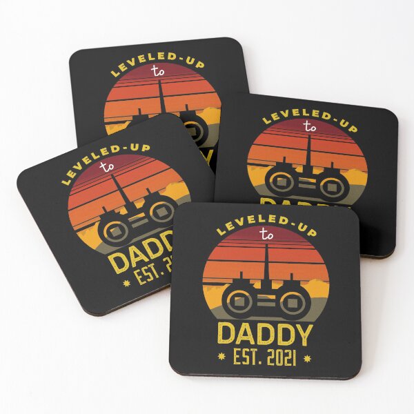 Item preview, Leveled Up to Daddy Est 2021 designed and sold by ChaseCoClothing.