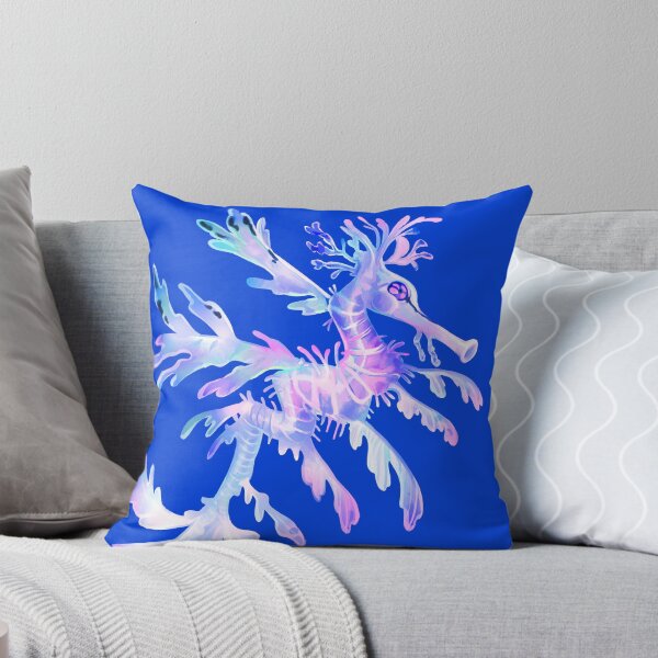Item preview, Dragons do Exist! Leafy seahorse Blueish designed and sold by Deathoftheself.