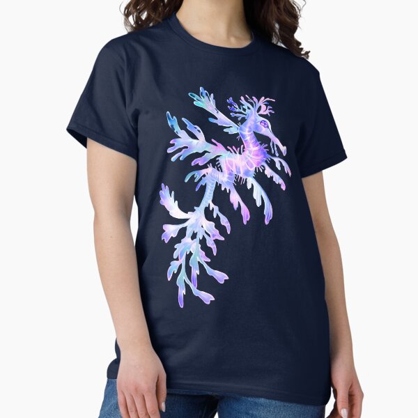 Item preview, Dragons do Exist! Leafy seahorse Blueish designed and sold by Deathoftheself.