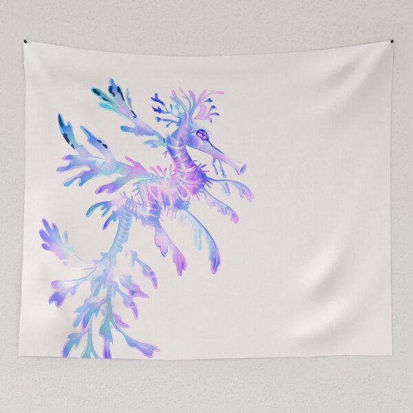 Item preview, Dragons do Exist! Leafy seahorse Blueish designed and sold by Deathoftheself.