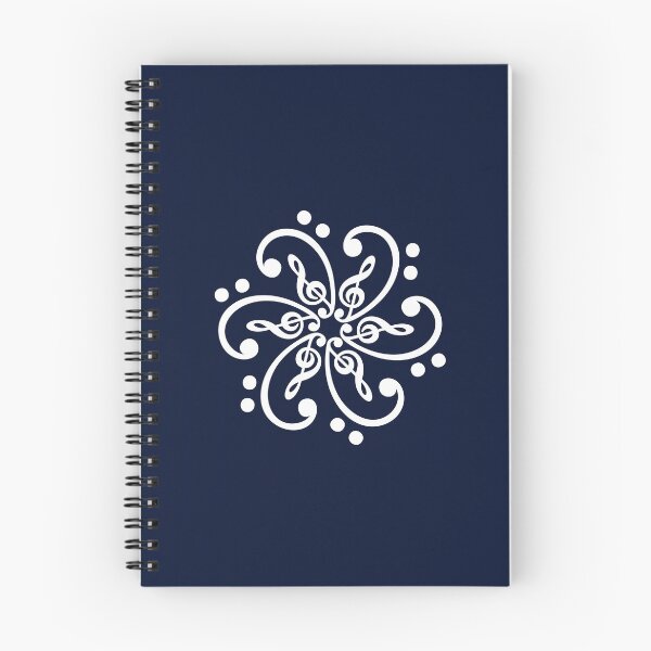 Item preview, Music, bass clef, treble clef, mandala, musician, classical, musical notes designed and sold by boom-art.