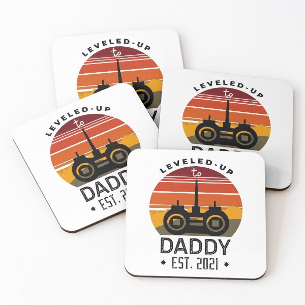 Item preview, Leveled Up to Daddy Est 2021 designed and sold by ChaseCoClothing.